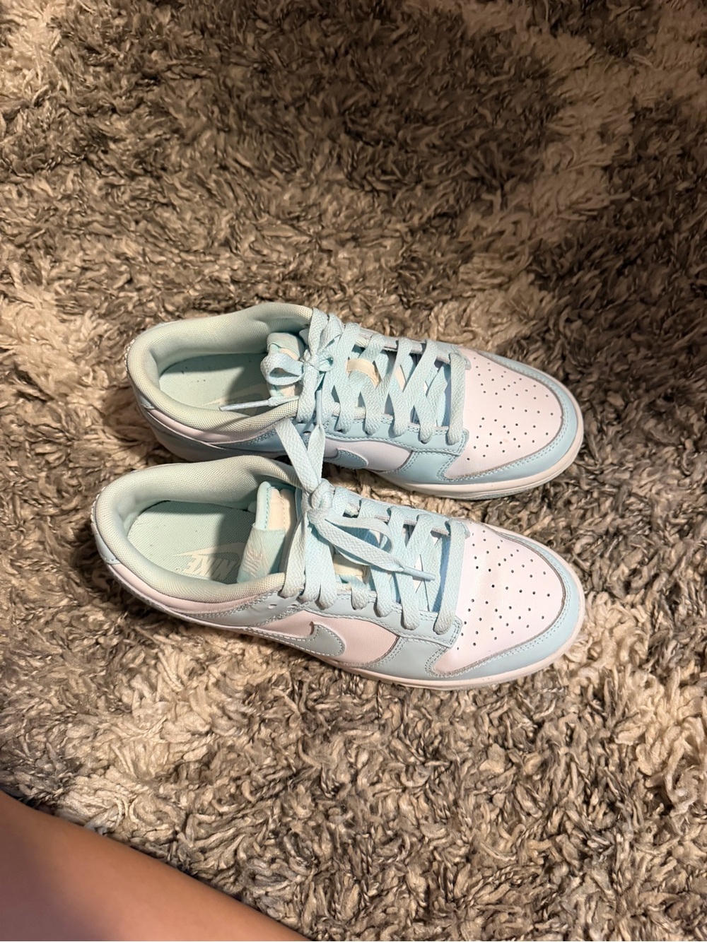 Nike Light blue/teal dunks